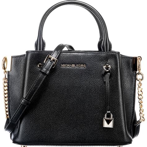 michael kors arielle small satchel black|macy's Michael Kors.